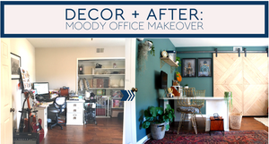 Decor + After: Moody Office Makeover